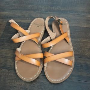 Holister wrap up sandals